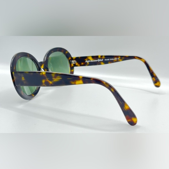Vintage Anglo American Optical Aurora Brown Oval Sunglasses Frames Only - Picture 5 of 8